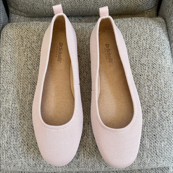 Dr. Scholl’s Wide Women's Timeless Slip On Flat in Blush Pink Knit Fabric - Picture 9 of 16